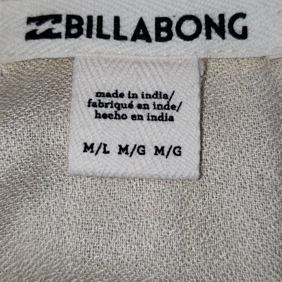 Billabong Ko Ko Mo Kimono Cover Up M/L - Picture 8 of 10